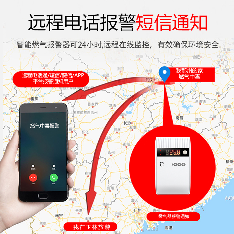 NB-IoT家用可燃?xì)怏w探測器智能氣感 燃?xì)庑孤﹫?bào)警器QG-05N